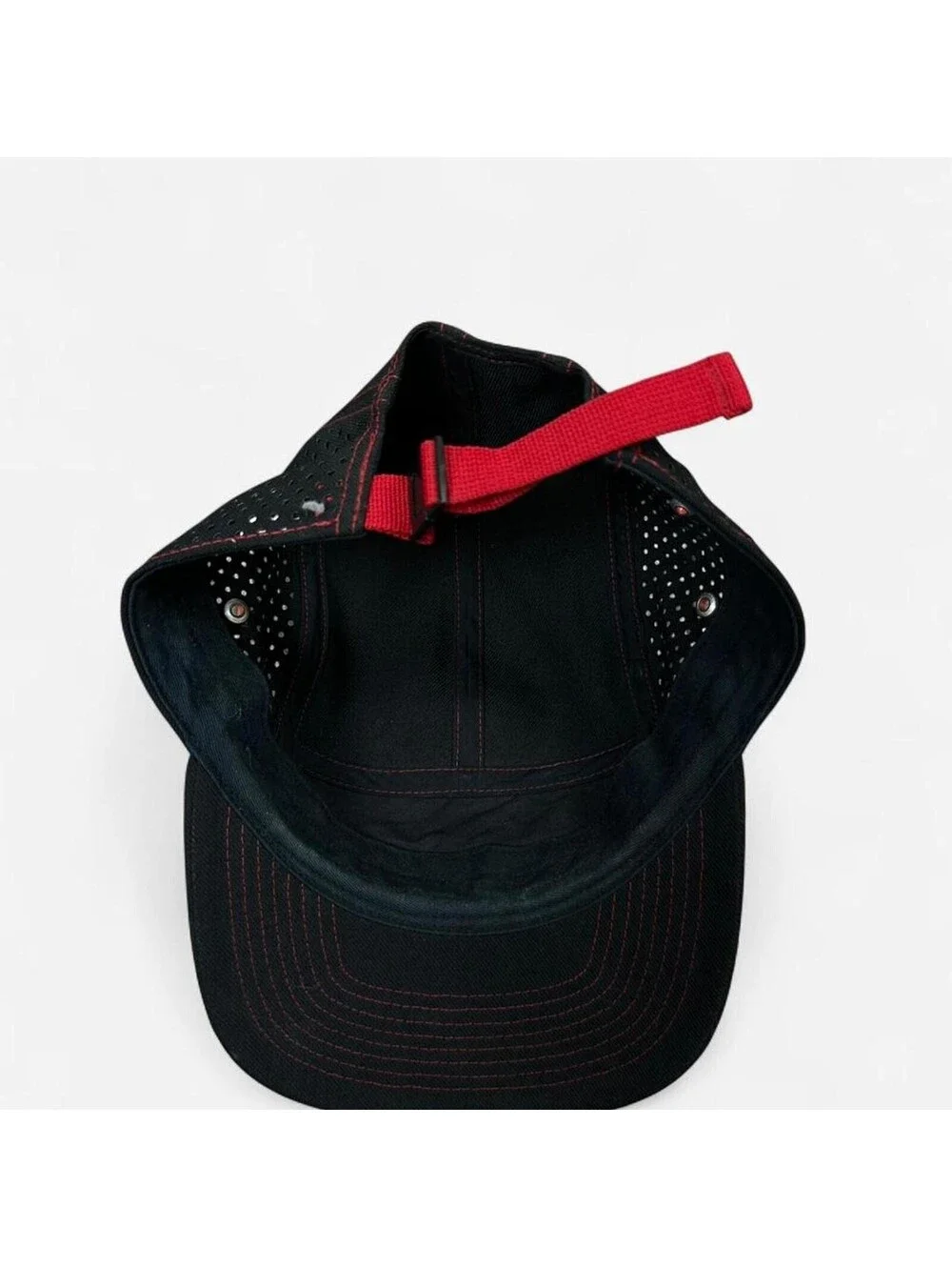 Vintage 90s Jordan 23 black and red 5 panel SnapBack hat